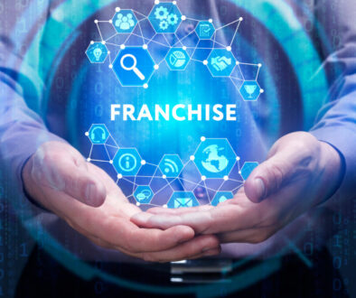 Business, Technology, Internet and network concept. Young busine