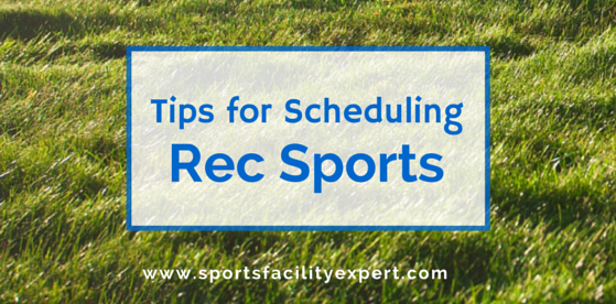 Blog on rec sports scheduling software
