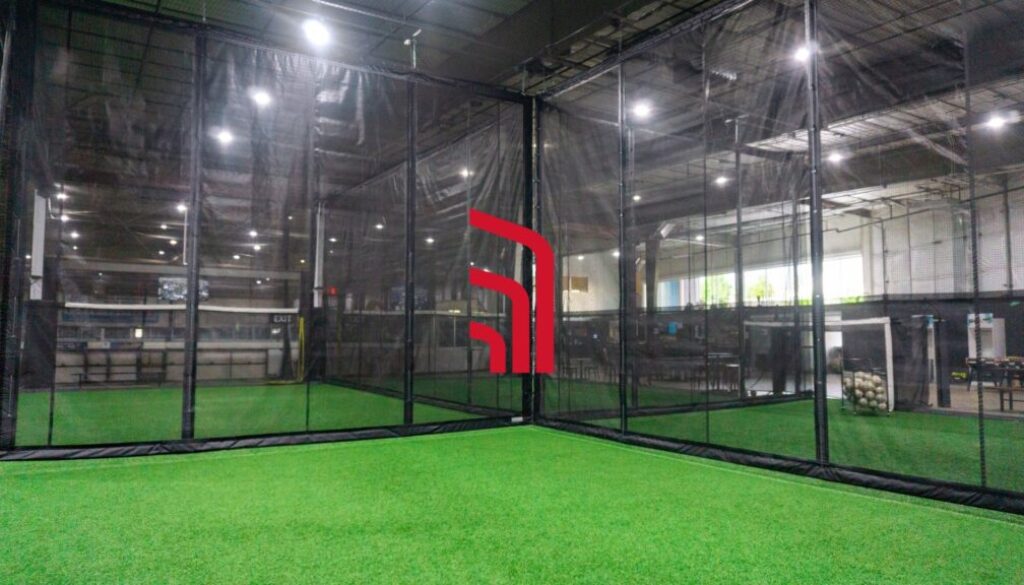 Compare mesh vs netting for indoor sports facilities.